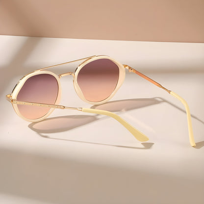 Adriana Round Glasses