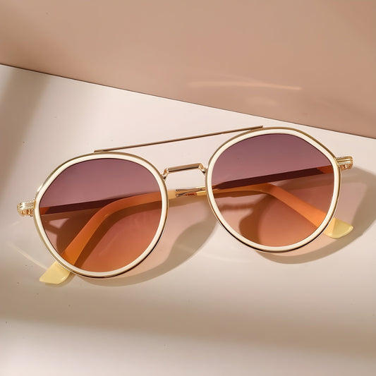 Adriana Round Glasses
