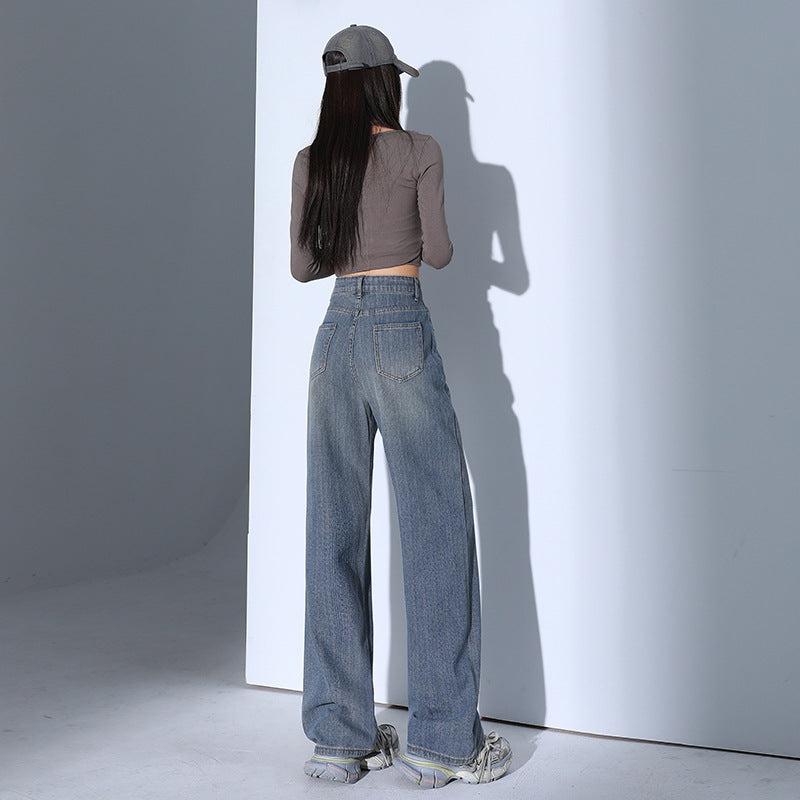 Jess High-Waist Washed Jeans