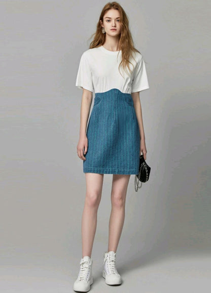 Denim Polo Dress