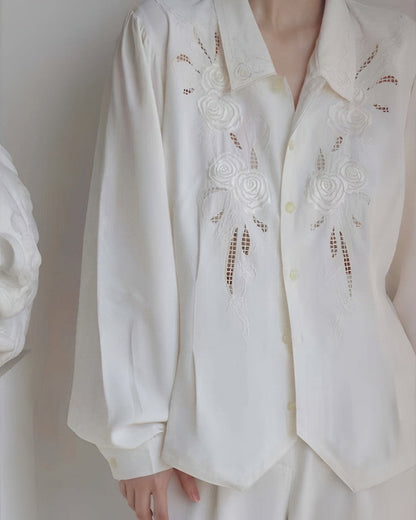 Roselle Embroidered Shirt