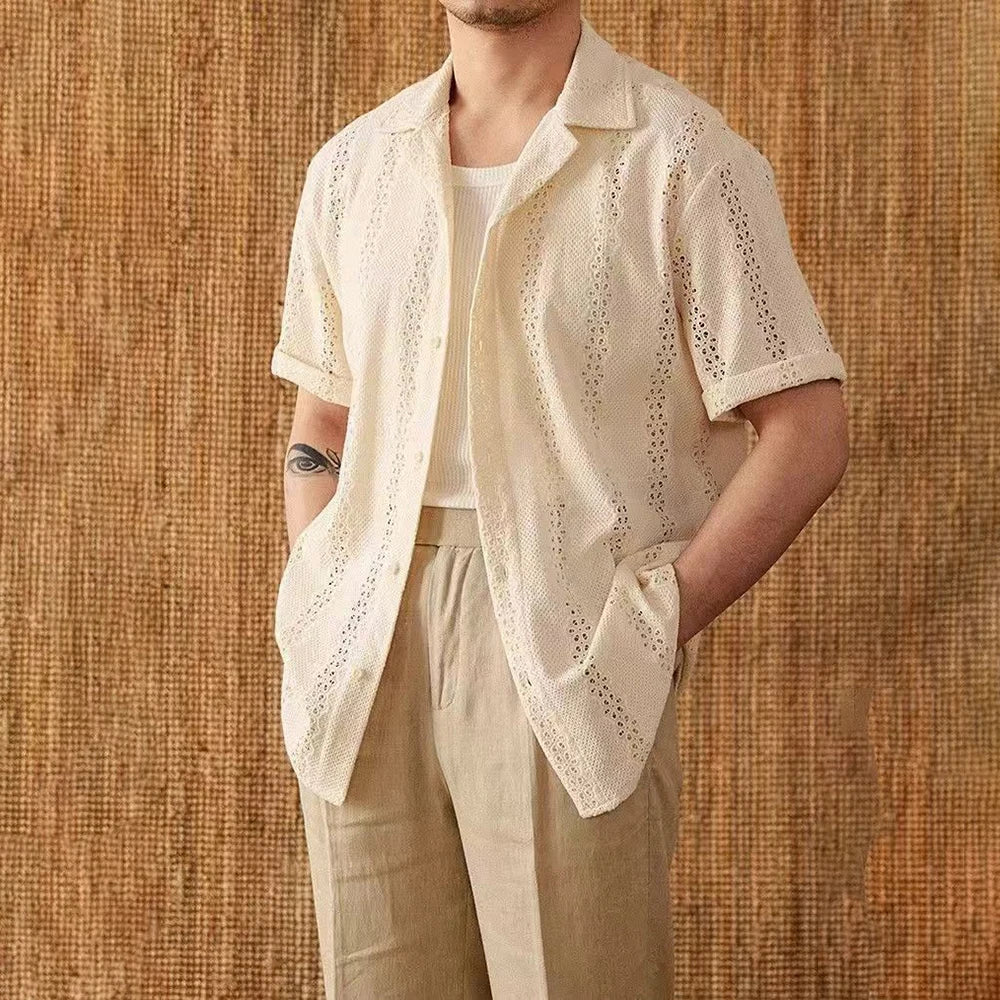 Santiago Knit Cotton Shirt