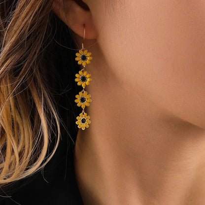 Daisy Charm Earrings