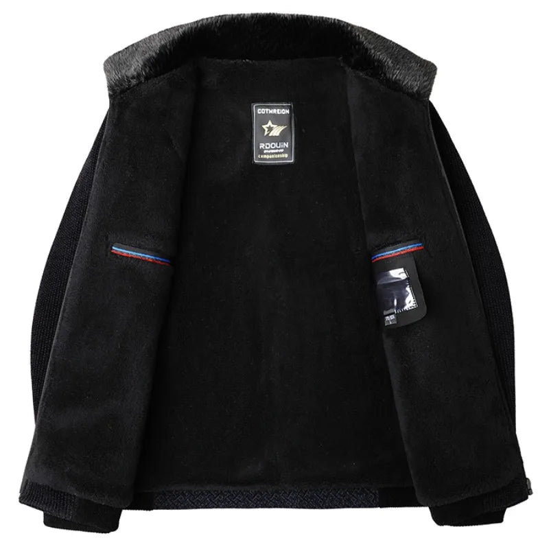 Fur-lined Collar Jacket
