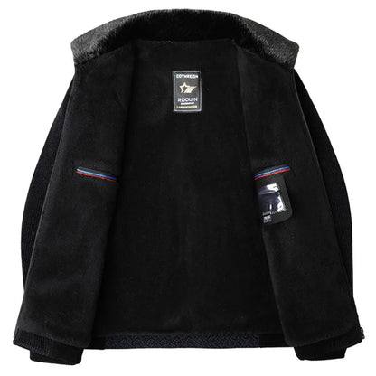 Fur-lined Collar Jacket
