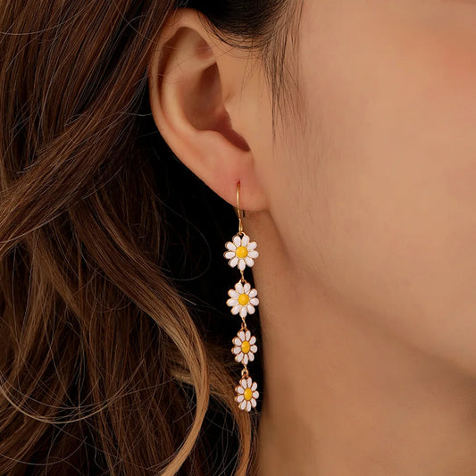 Daisy Charm Earrings