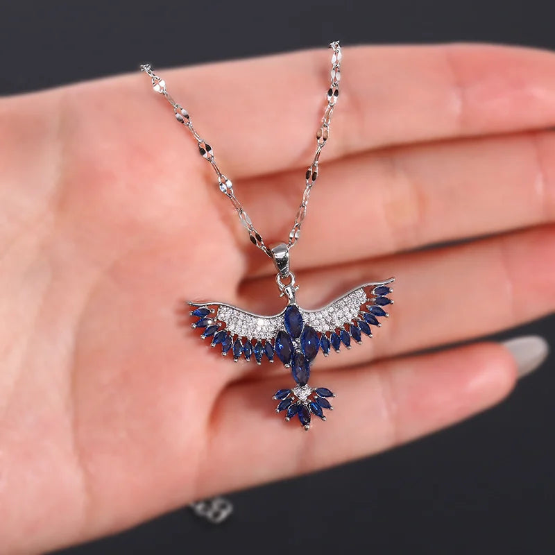 Phoenix Charm Necklace