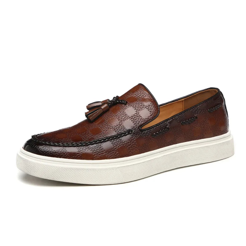 Hansen Embossed Leather Drivers