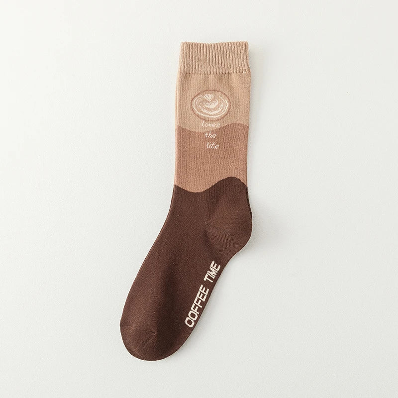 Morning Brew Crew Socks