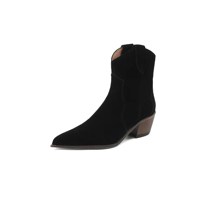 Jasmine Suede Leather Boots