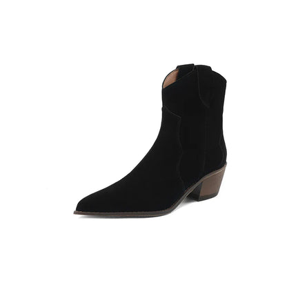 Jasmine Suede Leather Boots
