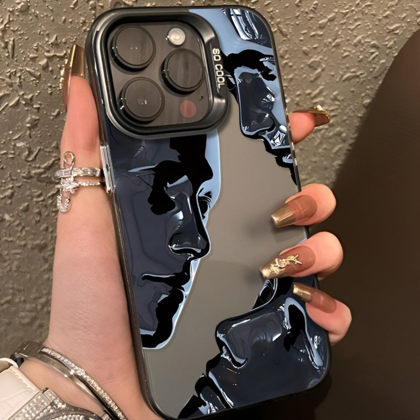 Quiet Faces - Abstract Iphone Case