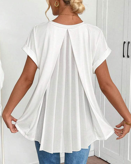 Estella™ - Unisex Short Sleeve Patchwork T-Shirt