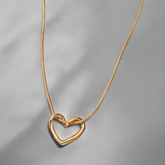 'Gentle Love' Colgante en Forma de Corazón