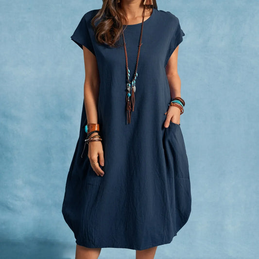 PocketBloom – Women’s Casual Dress with Pockets